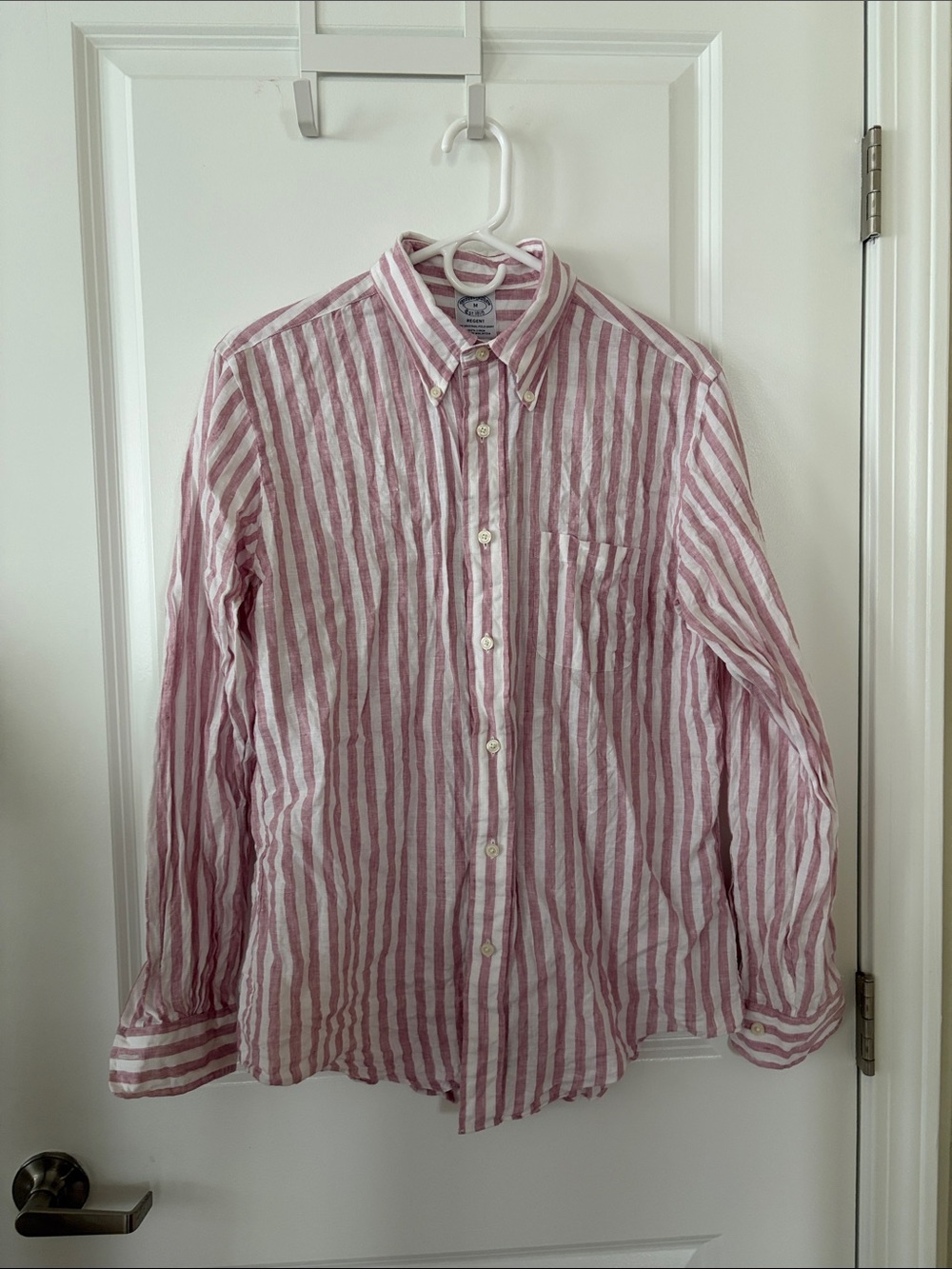 Polo by Ralph Lauren Regent Vertical Stripe Linen Button-Down Shirt